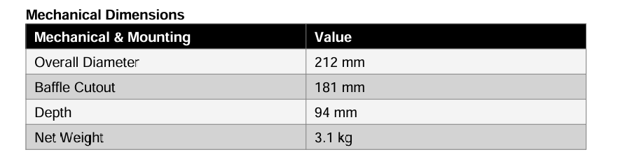 6MI100  8ohm